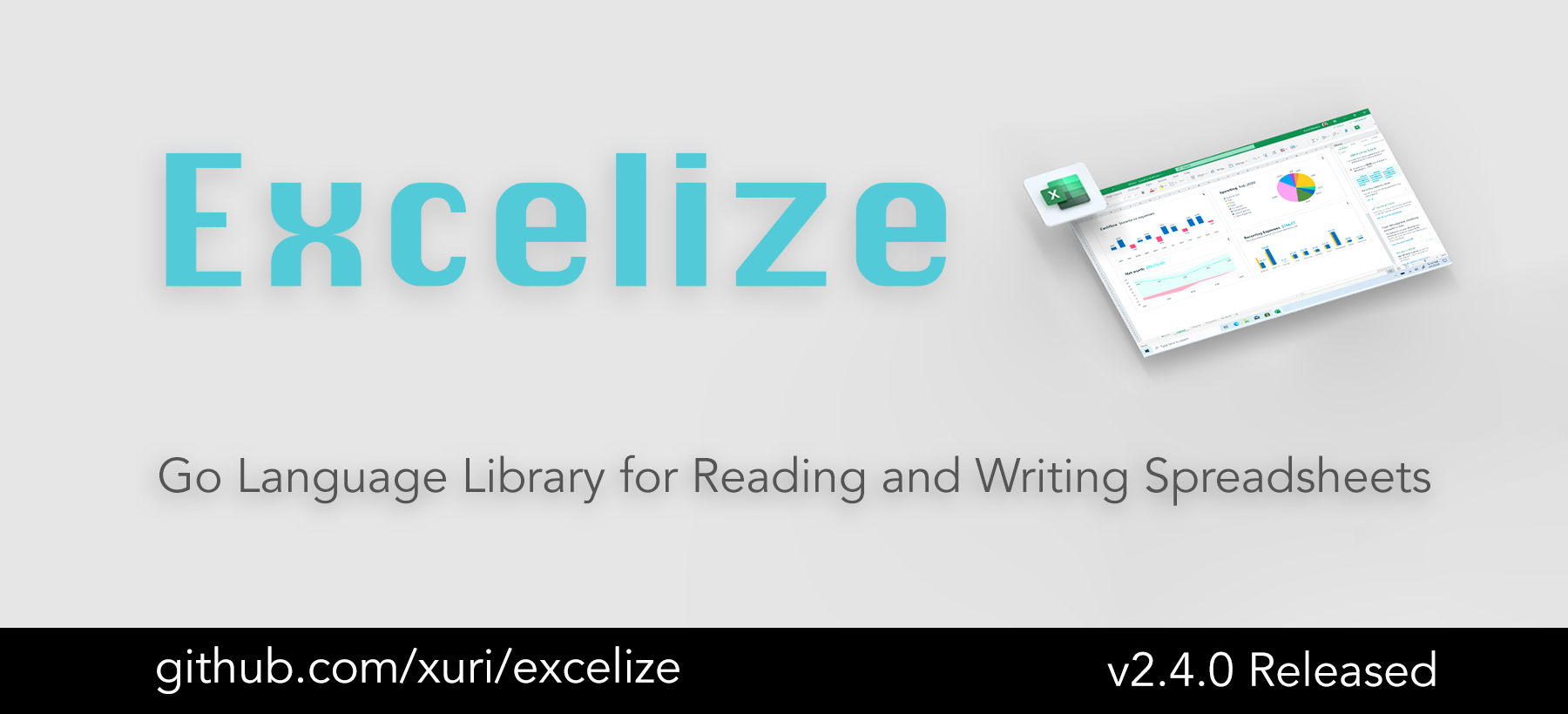 Excelize 2.4.0 正式版发布, 新增 152 项公式函数支持